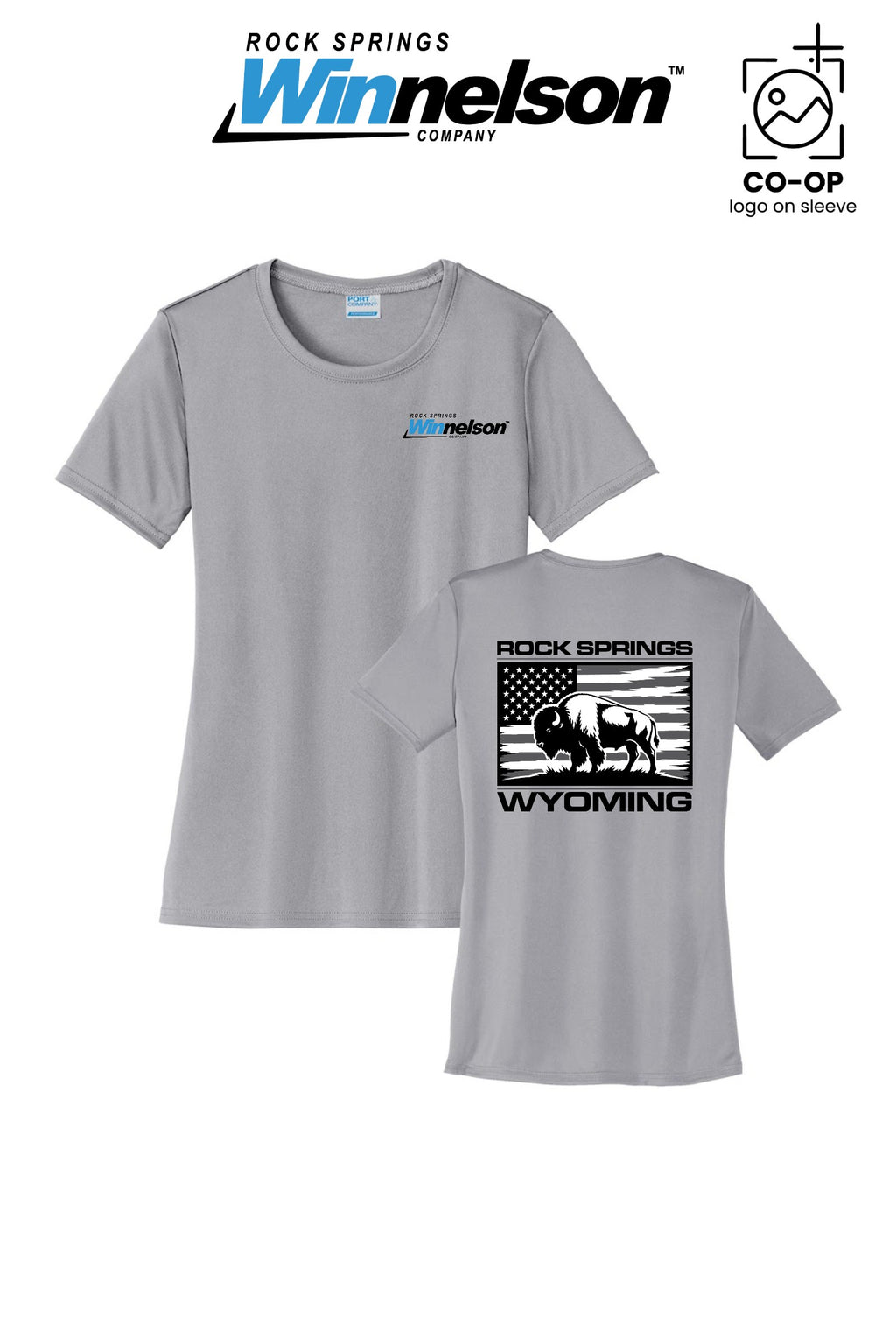 Port & Co™ Womens PerformanceUPF50 Tee - Rock Springs Winnelson
