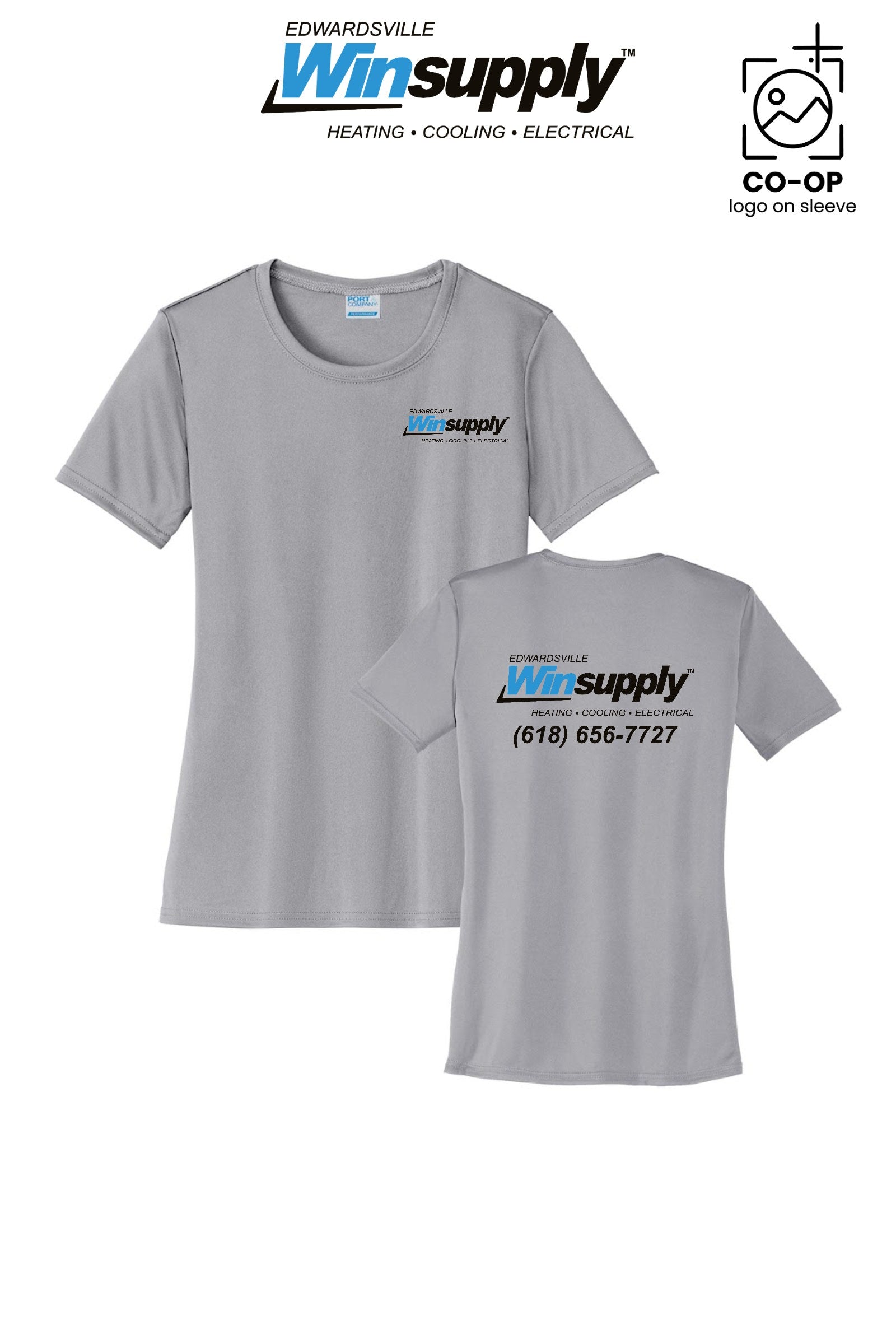 Port & Co™ Womens PerformanceUPF50 Tee - Edwardsville Winsupply
