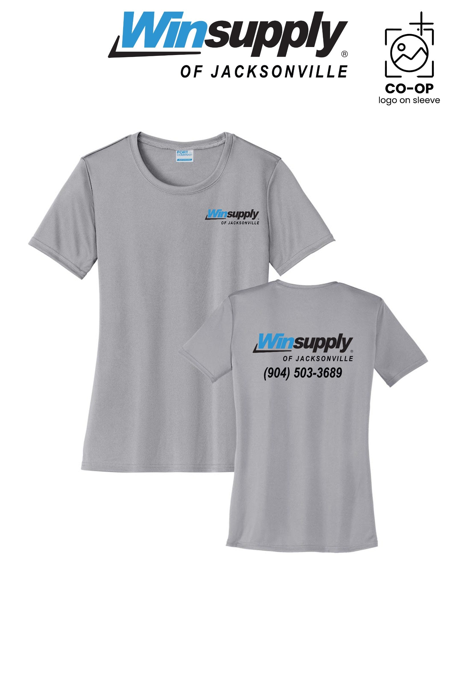 Port & Co™ Womens PerformanceUPF50 Tee - Winsupply of Jacksonville