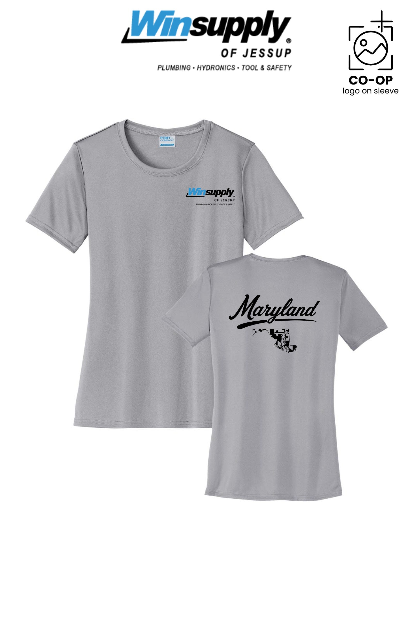 Port & Co™ Womens PerformanceUPF50 Tee - Winsupply of Jessup