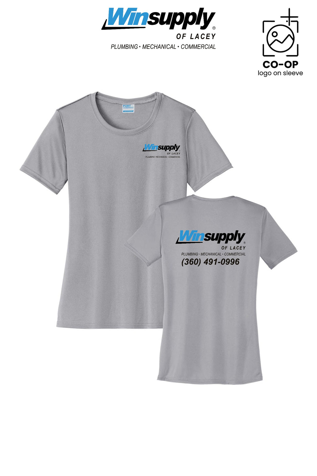 Port & Co™ Womens PerformanceUPF50 Tee - Winsupply of Lacey