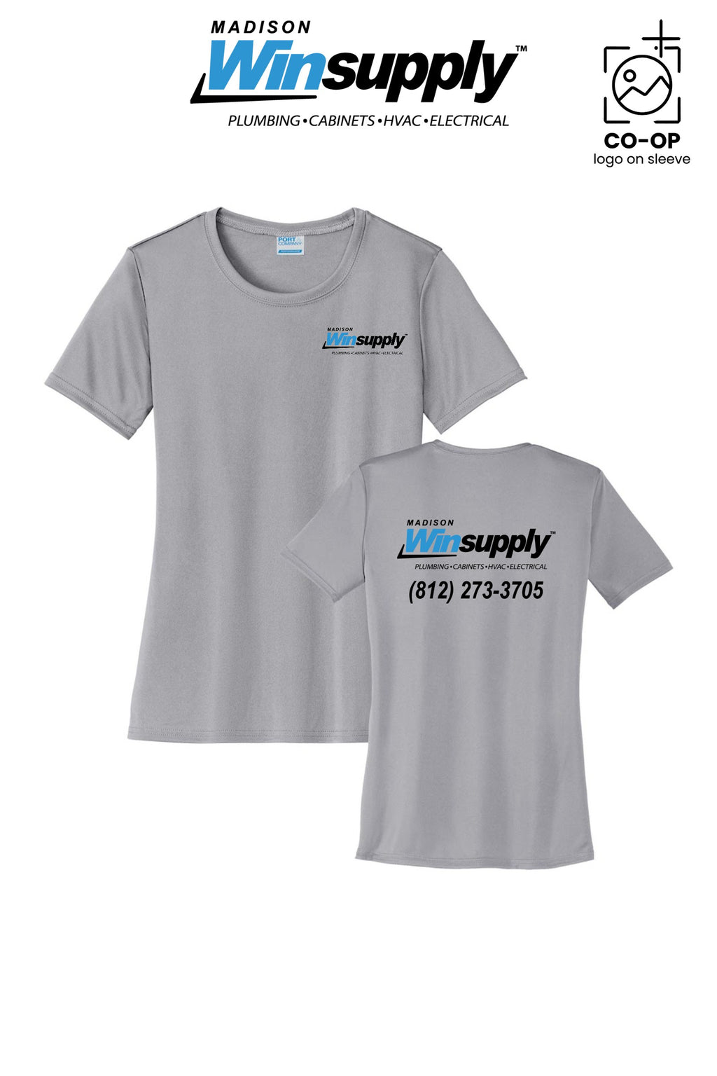 Port & Co™ Womens PerformanceUPF50 Tee - Madison Winsupply