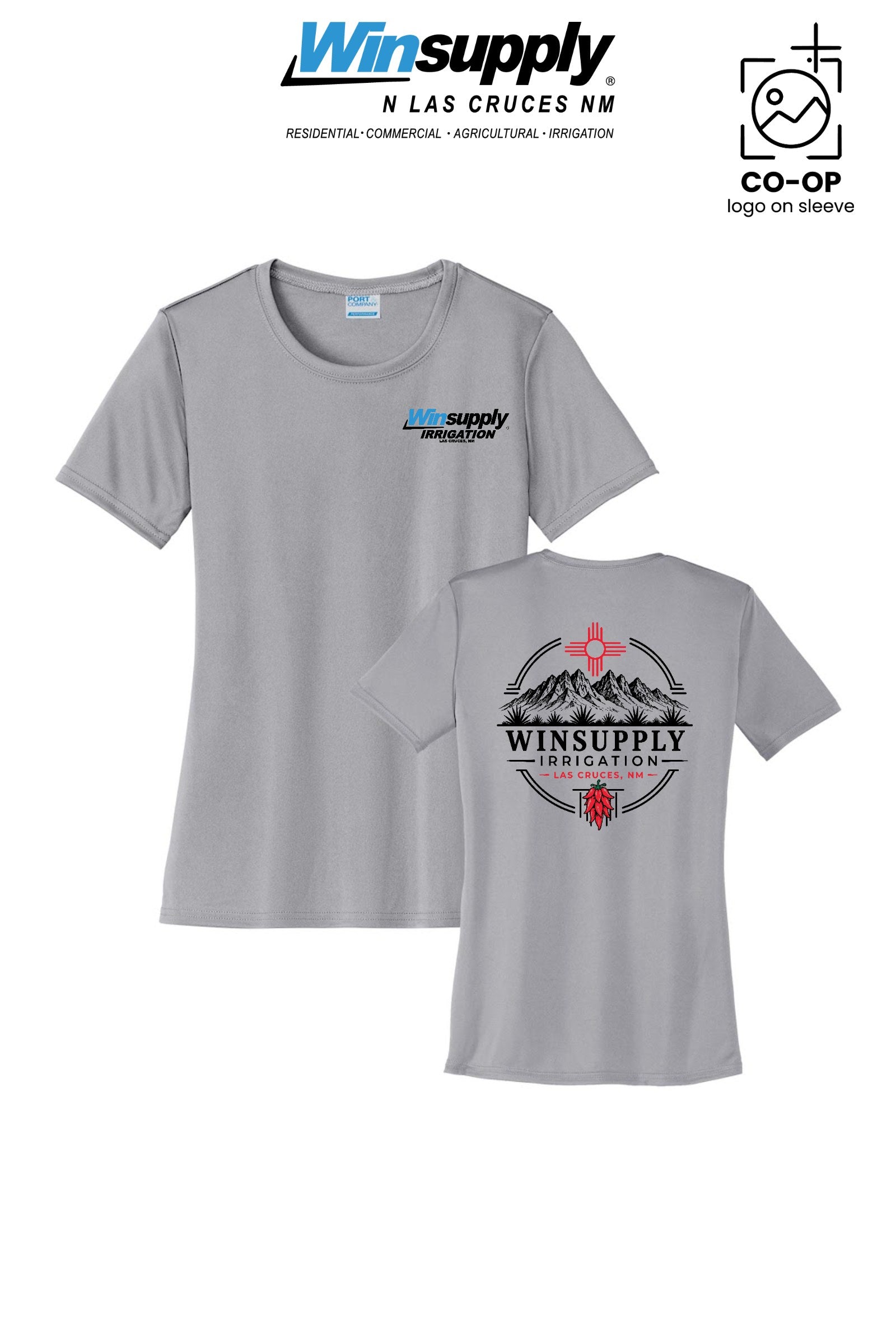 Port & Co™ Womens PerformanceUPF50 Tee - Winsupply N Las Cruces NM