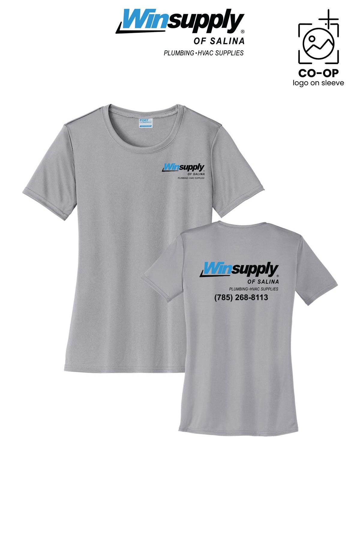 Port & Co™ Womens PerformanceUPF50 Tee - Winsupply of Salina