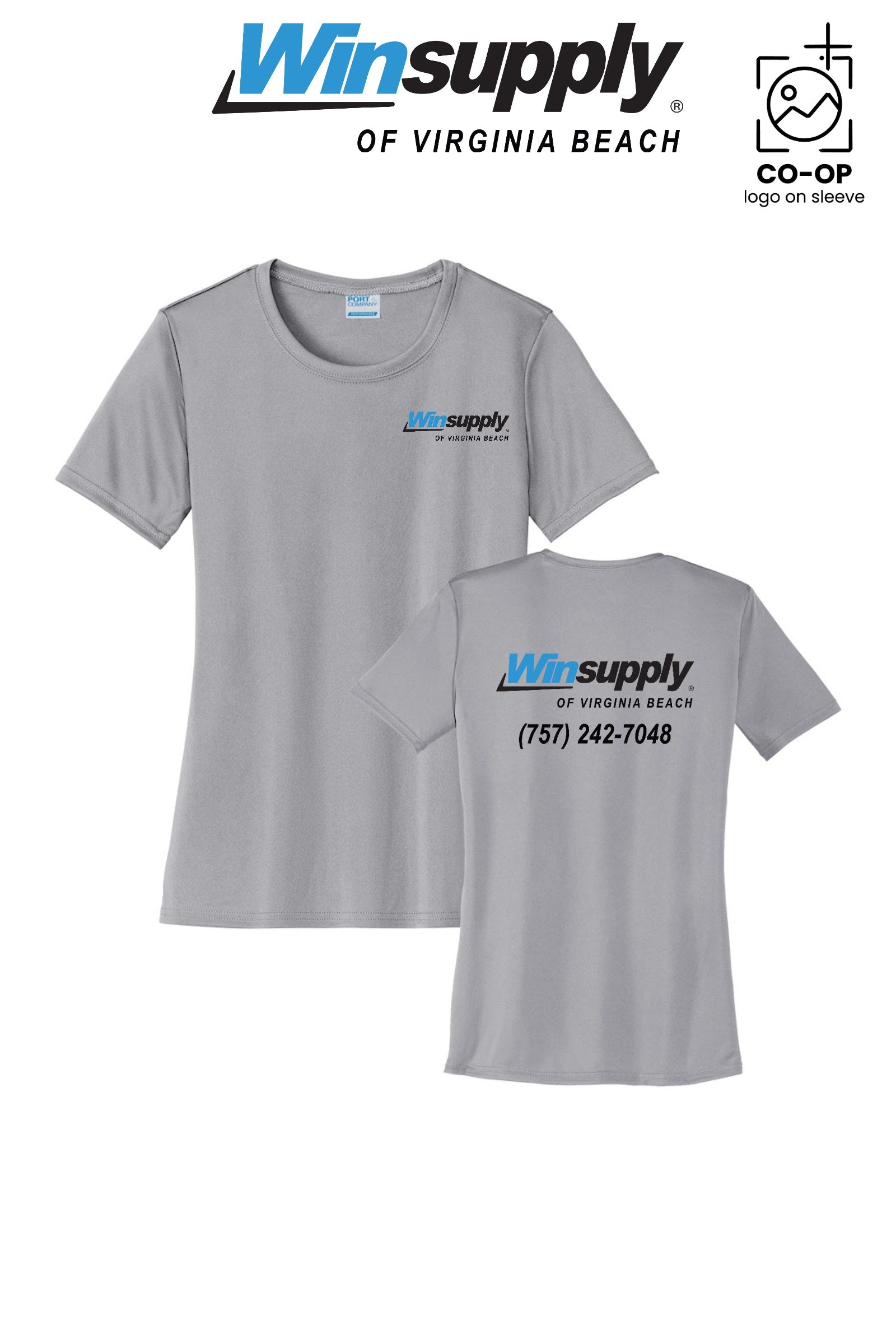 Port & Co™ Womens PerformanceUPF50 Tee - Winsupply Virginia Beach VA