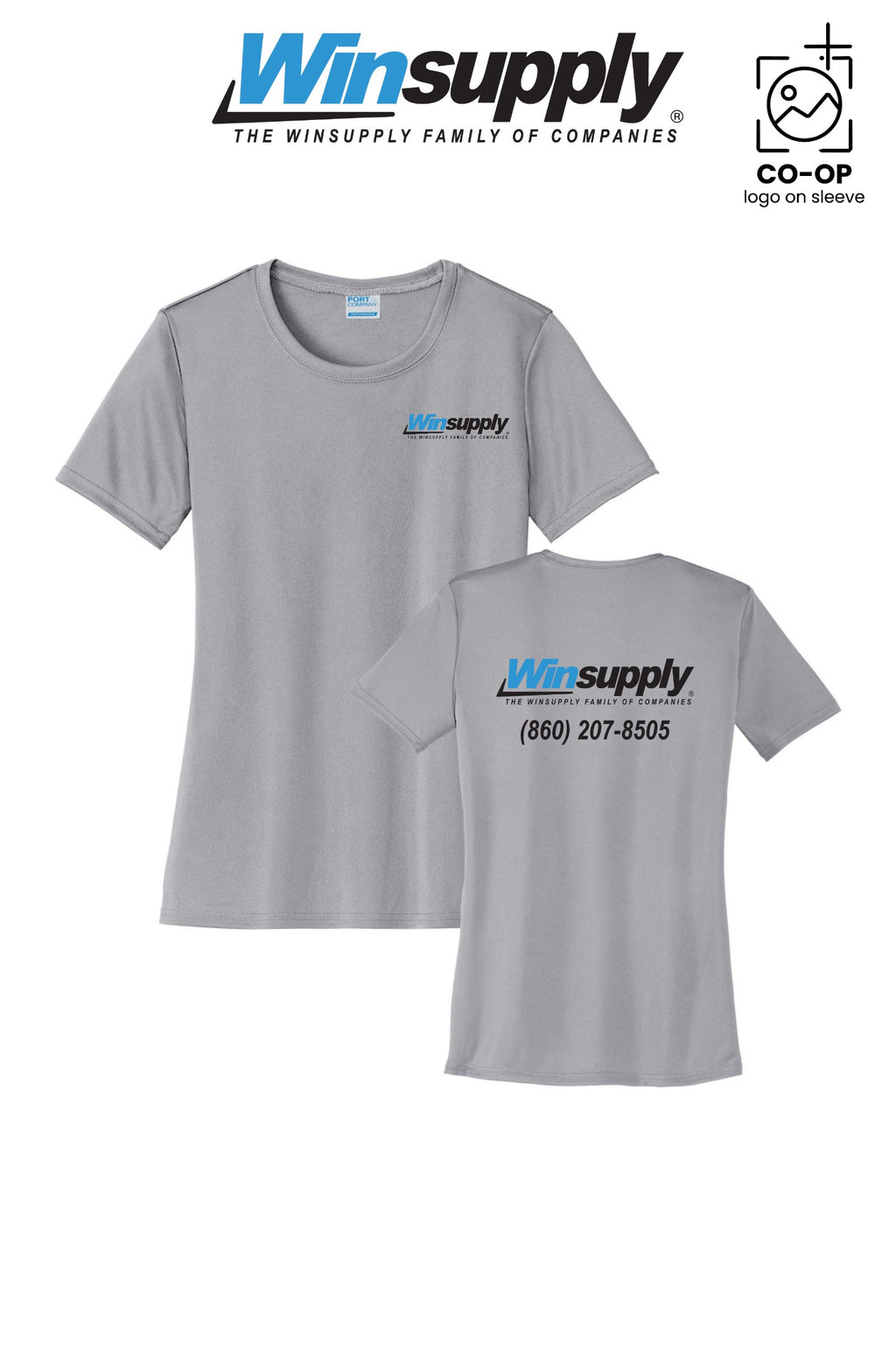 Port & Co™ Womens PerformanceUPF50 Tee - Winsupply of West Hartford