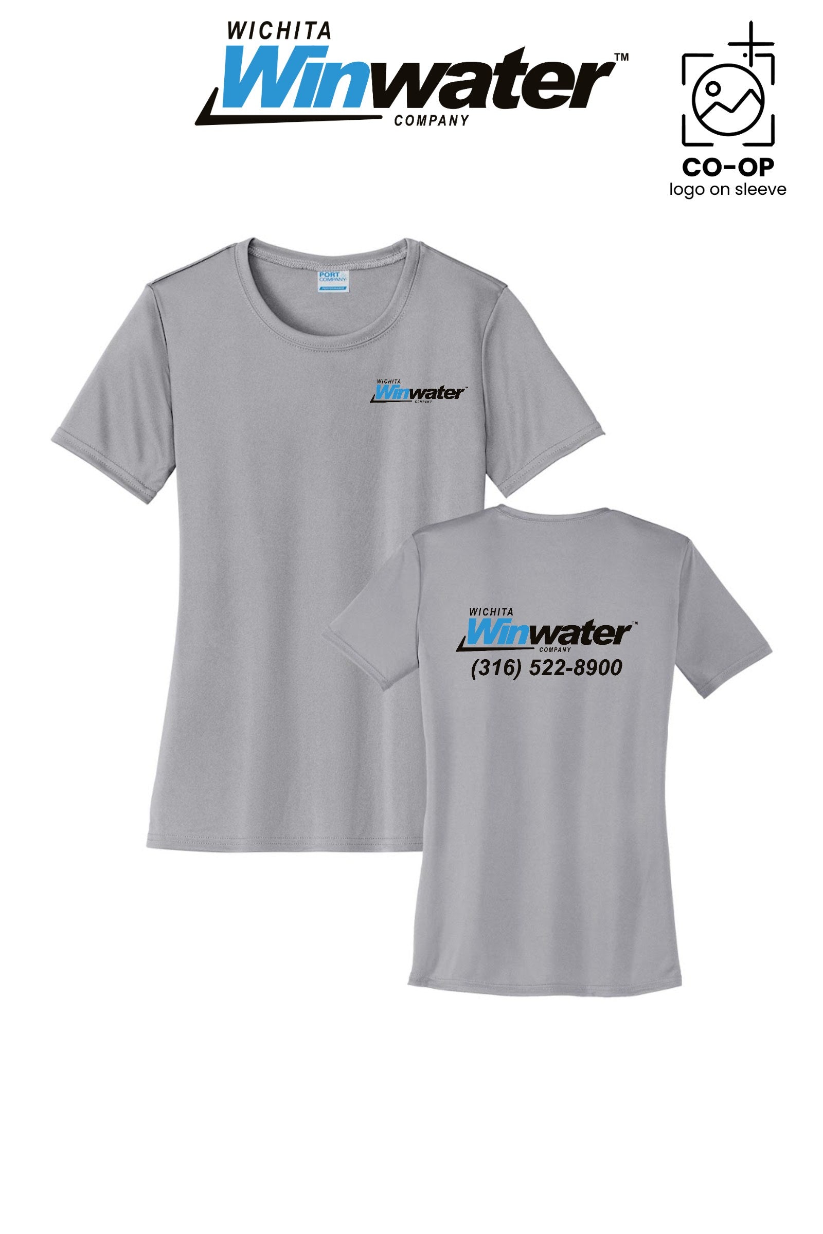 Port & Co™ Womens PerformanceUPF50 Tee - Wichita Winwater