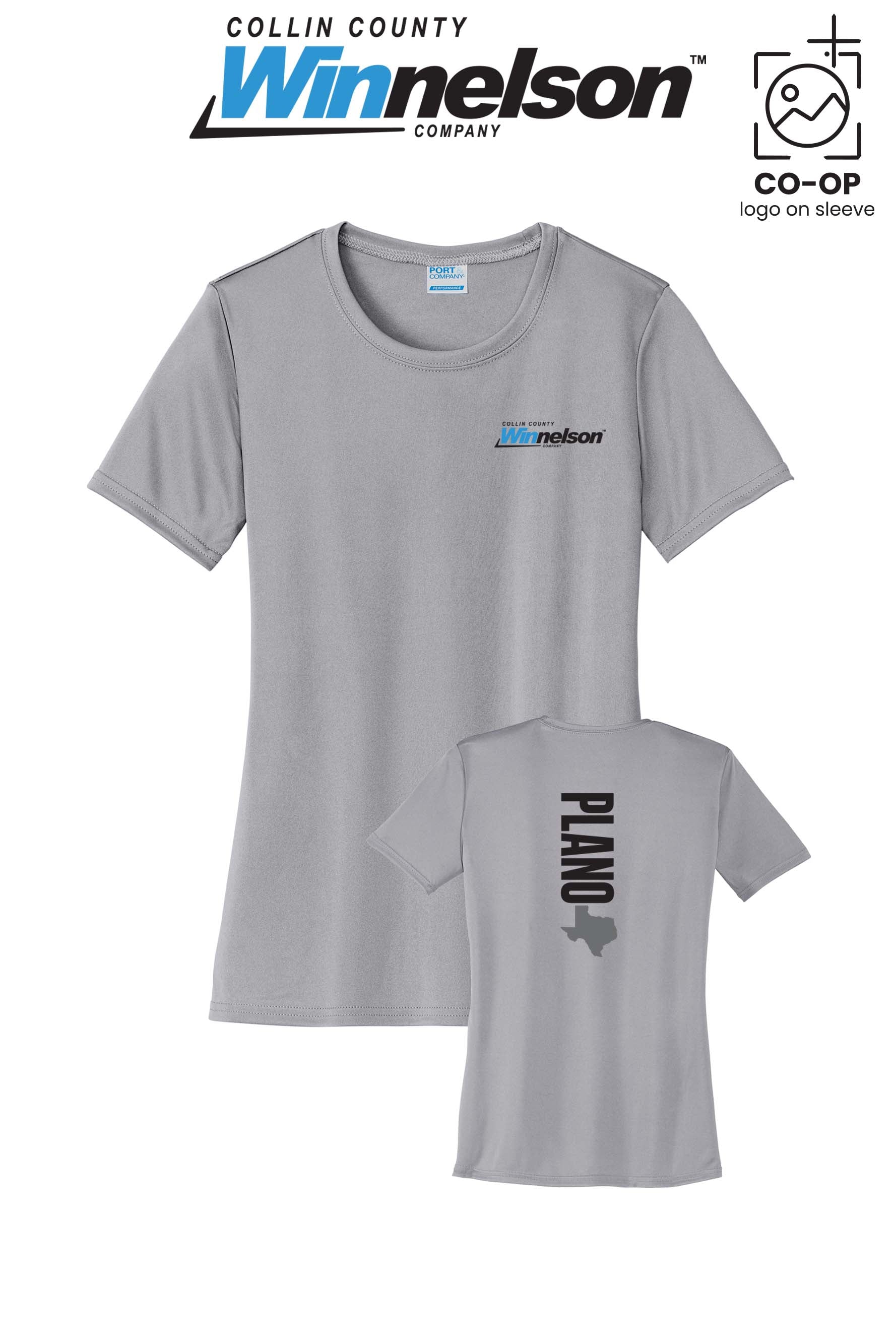 Port & Co™ Womens PerformanceUPF50 Tee - Collin County Winnelson