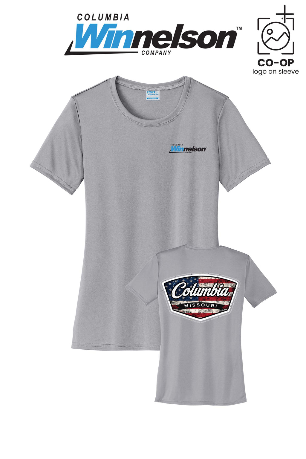 Port & Co™ Womens PerformanceUPF50 Tee - Columbia MO Winnelson
