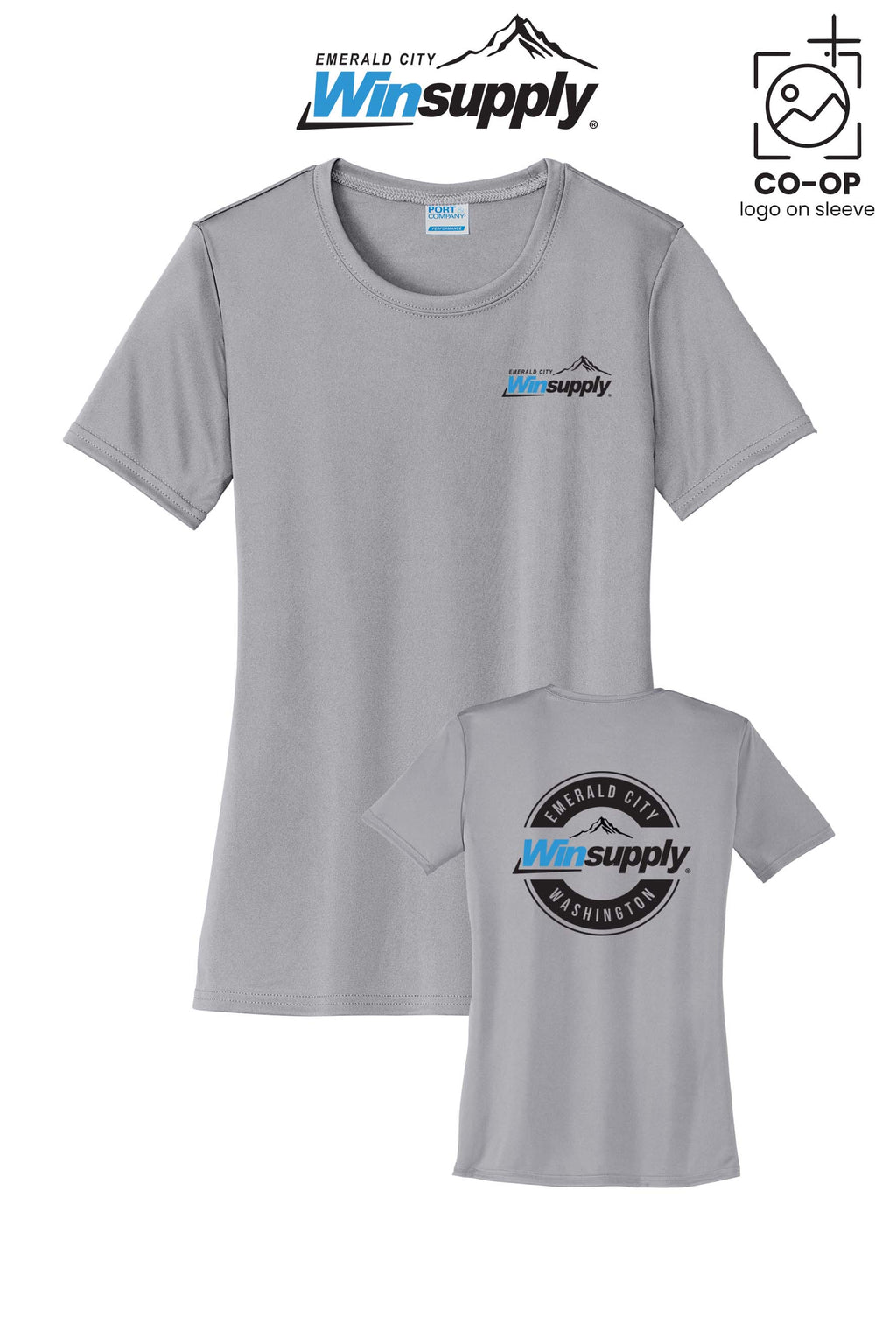 Port & Co™ Womens PerformanceUPF50 Tee - Winsupply Emerald City
