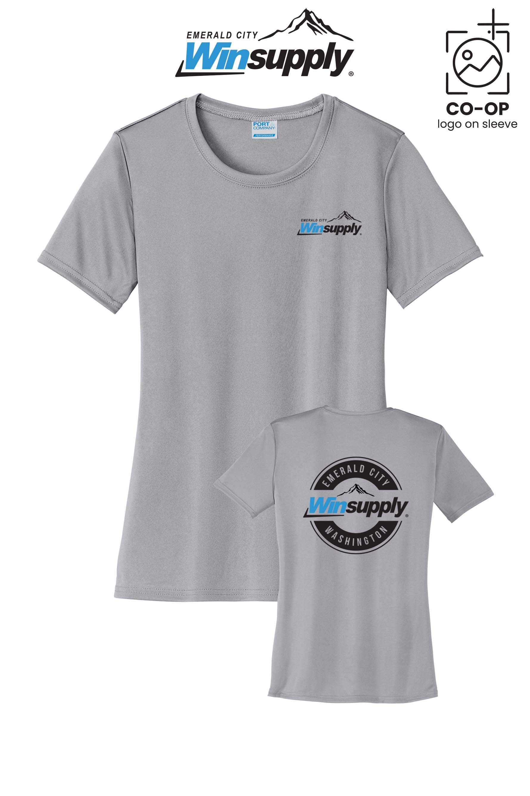 Port & Co™ Womens PerformanceUPF50 Tee - Winsupply Emerald City