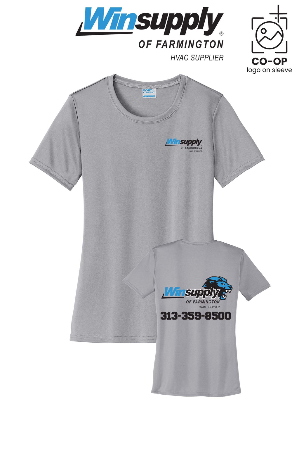 Port & Co™ Womens PerformanceUPF50 Tee - Winsupply of Farmington