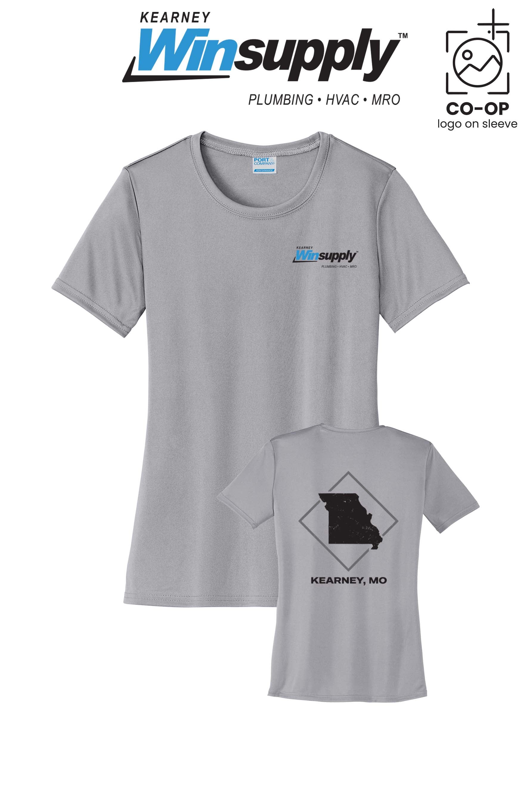 Port & Co™ Womens PerformanceUPF50 Tee - Kearney Winsupply