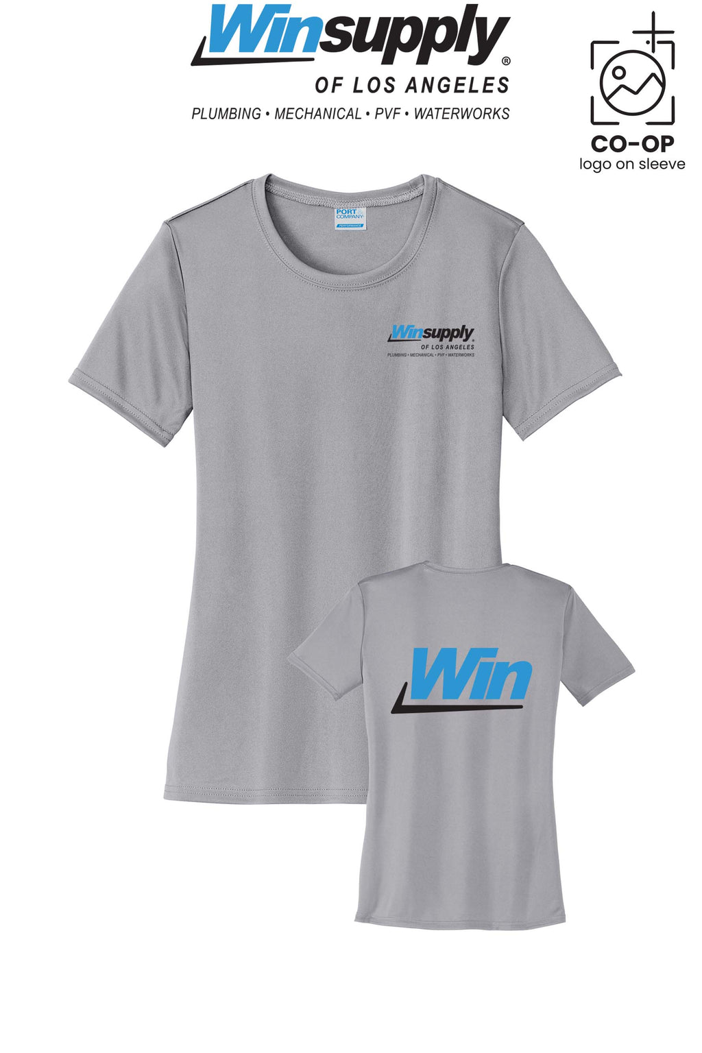 Port & Co™ Womens PerformanceUPF50 Tee - Winsupply of Los Angeles