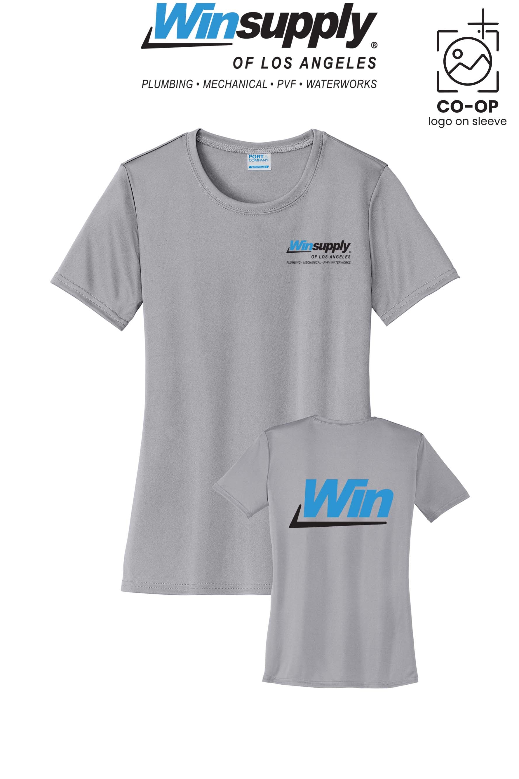Port & Co™ Womens PerformanceUPF50 Tee - Winsupply of Los Angeles