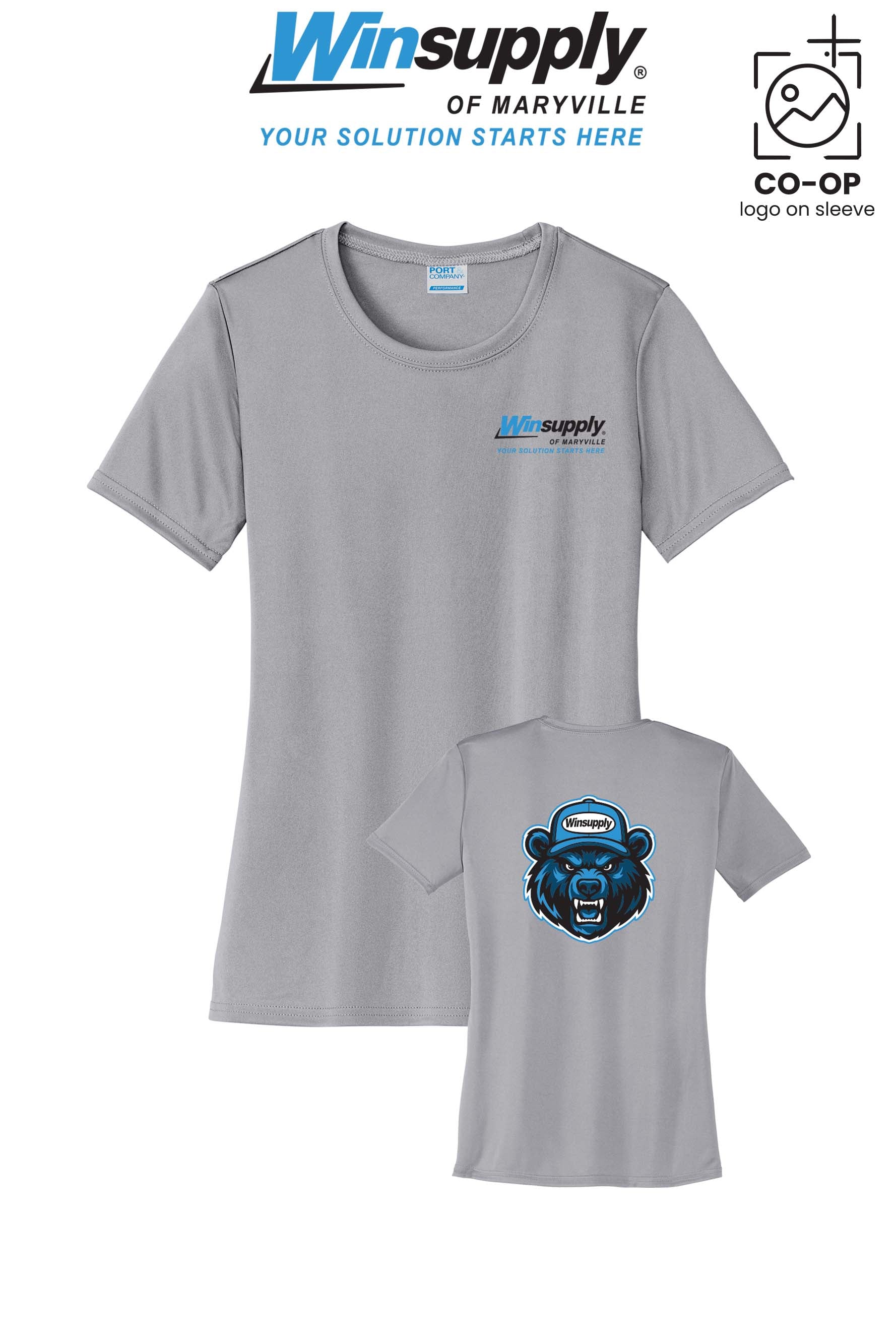 Port & Co™ Womens PerformanceUPF50 Tee - Winsupply of Maryville