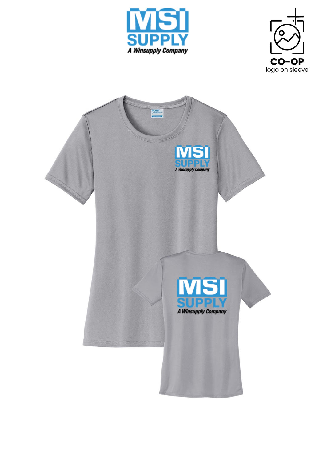 Port & Co™ Womens PerformanceUPF50 Tee - MSI Supply Houston