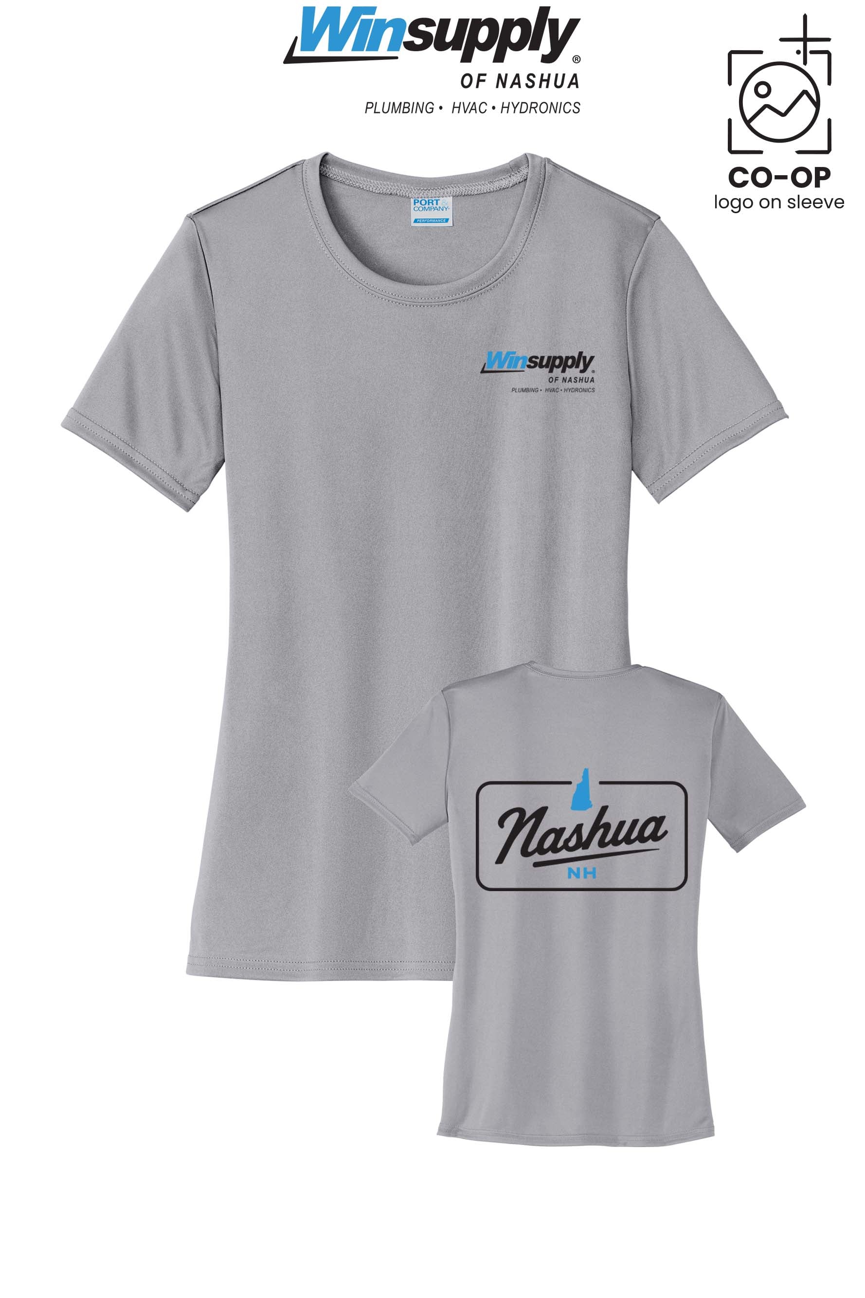 Port & Co™ Womens PerformanceUPF50 Tee - Winsupply of Nashua