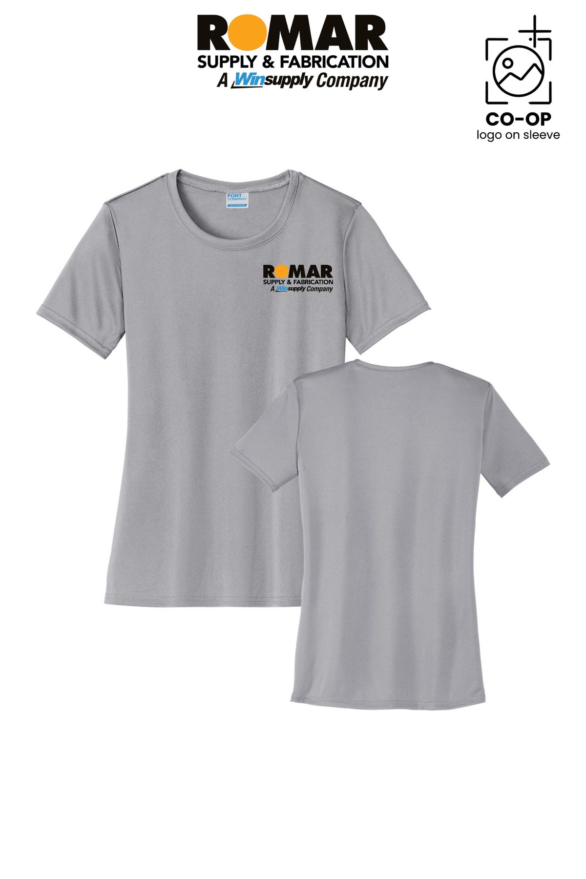 Port & Co™ Womens PerformanceUPF50 Tee - Romar Supply San Antonio