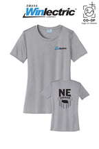 Port & Co™ Womens PerformanceUPF50 Tee - Omaha Winlectric