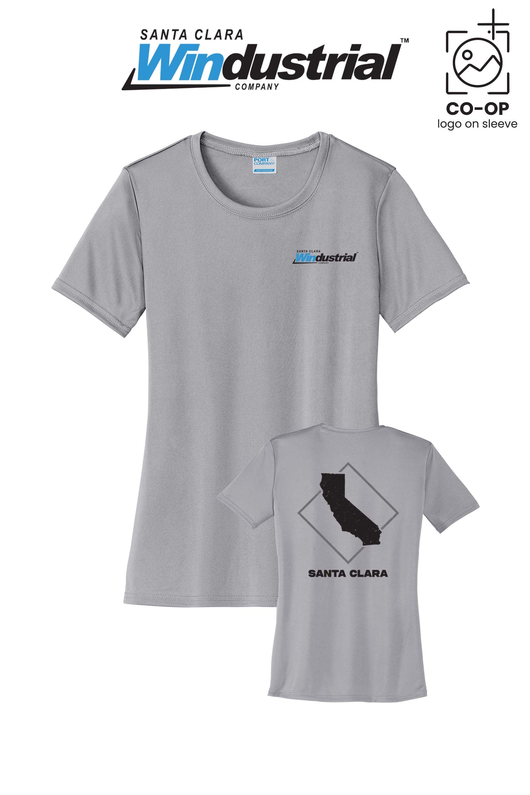 Port & Co™ Womens PerformanceUPF50 Tee - Santa Clara Windustrial
