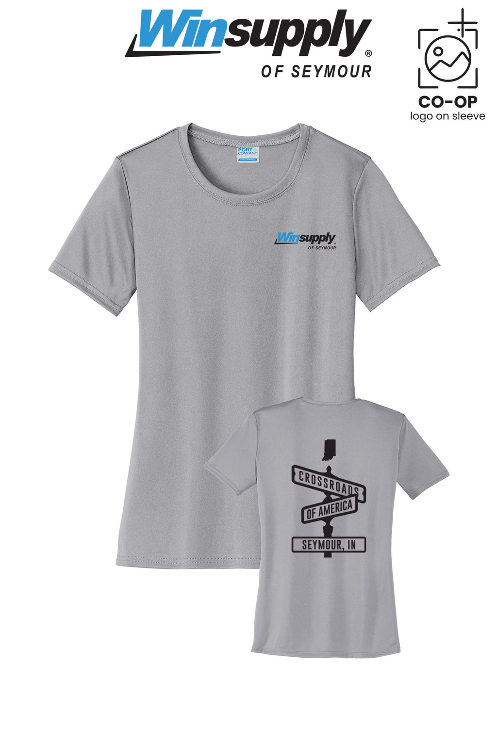Port & Co™ Womens PerformanceUPF50 Tee - Winsupply of Seymour IN