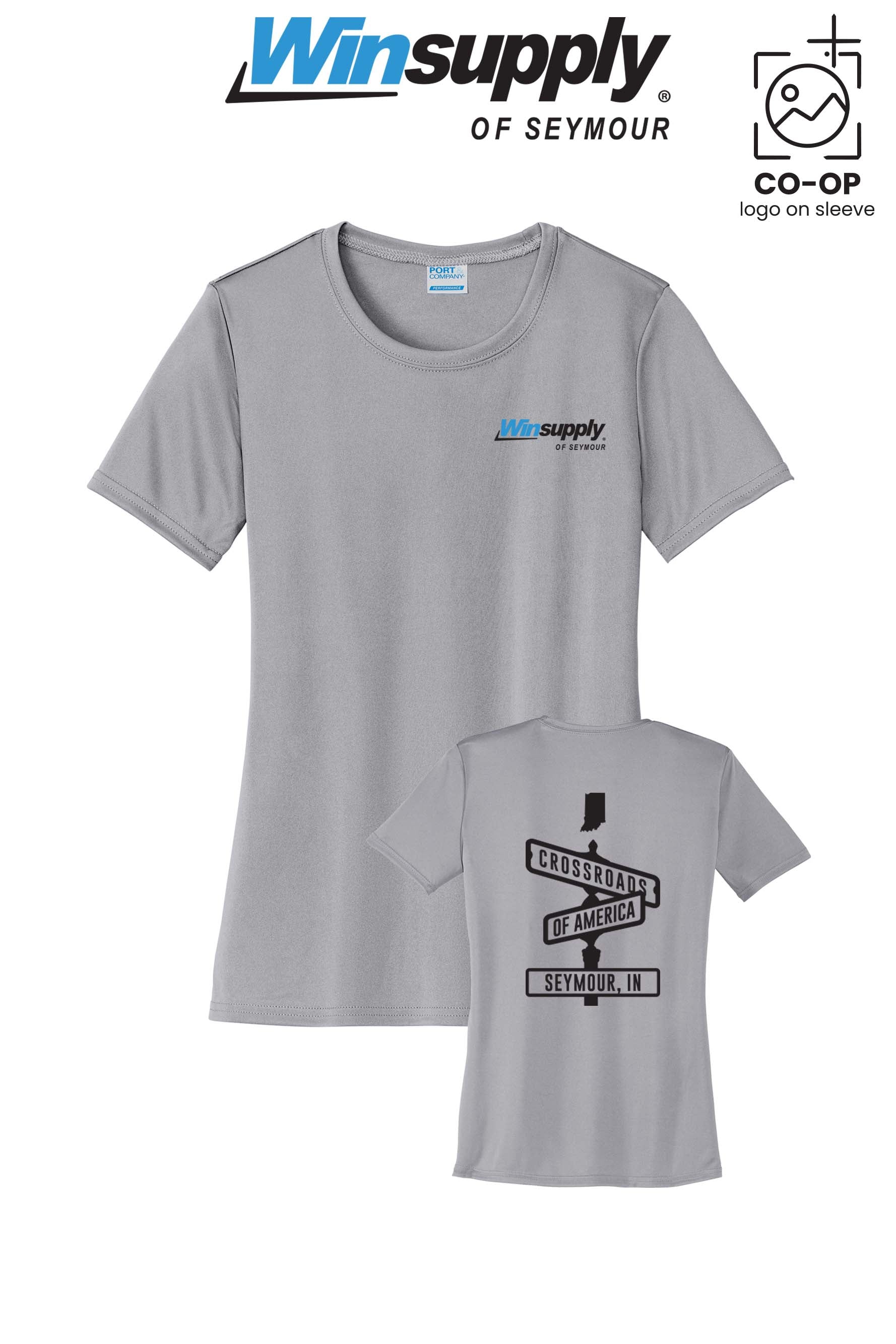 Port & Co™ Womens PerformanceUPF50 Tee - Winsupply of Seymour IN