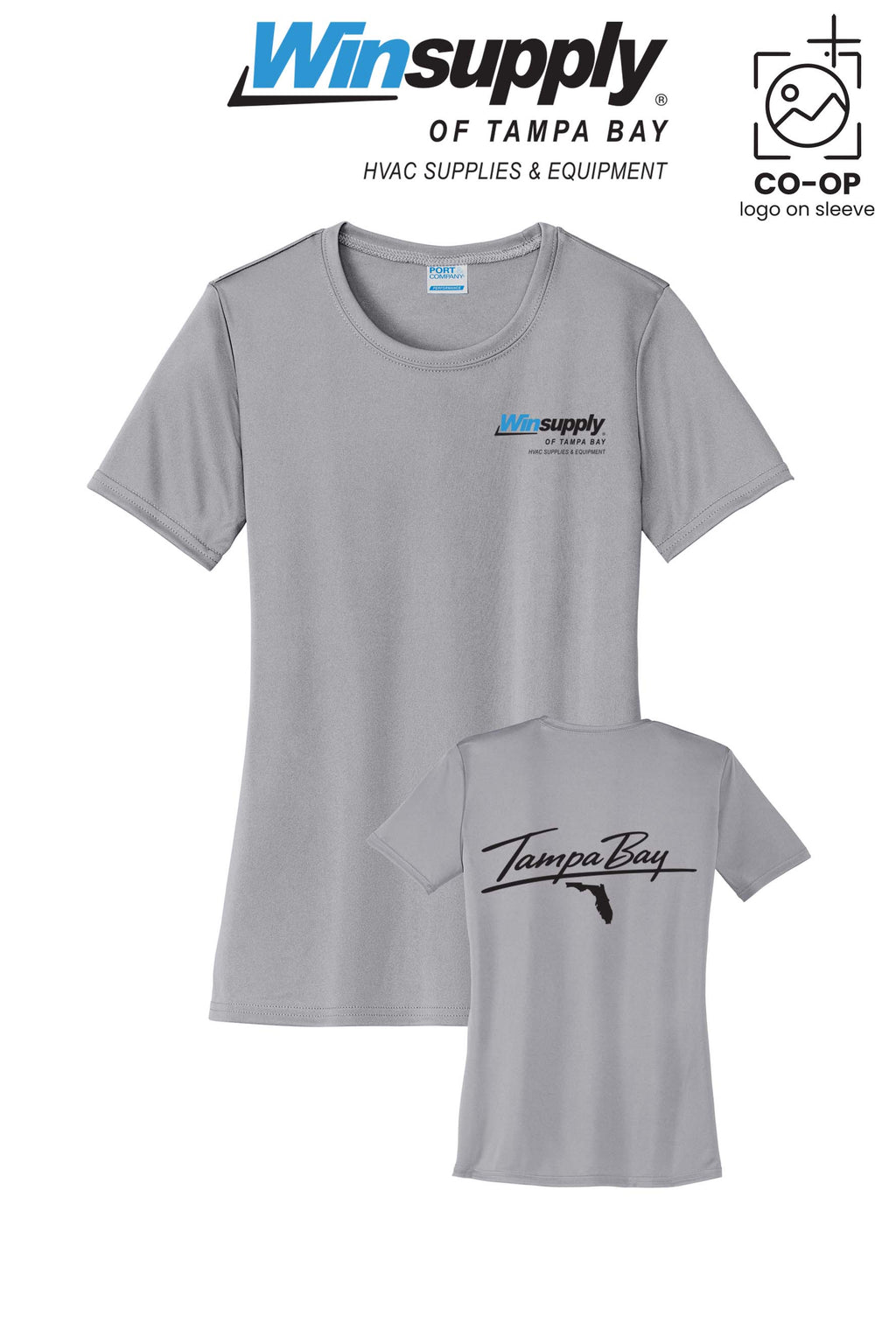 Port & Co™ Womens PerformanceUPF50 Tee - Winsupply of Tampa Bay