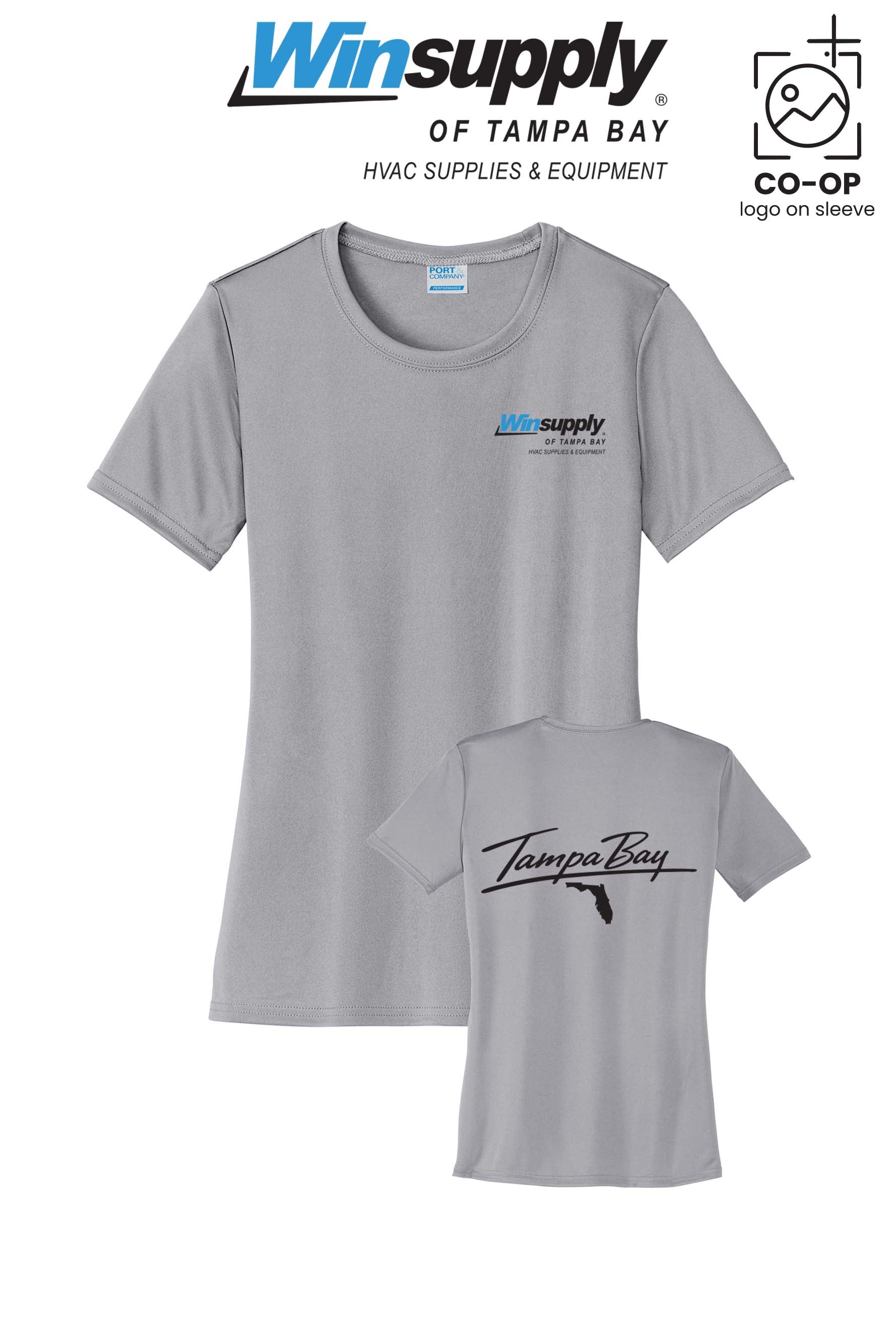Port & Co™ Womens PerformanceUPF50 Tee - Winsupply of Tampa Bay