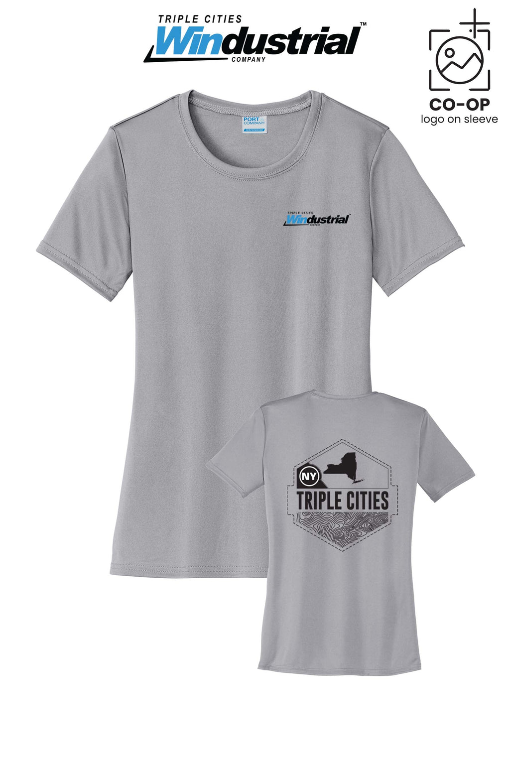 Port & Co™ Womens PerformanceUPF50 Tee - Windustrial Triple Cities