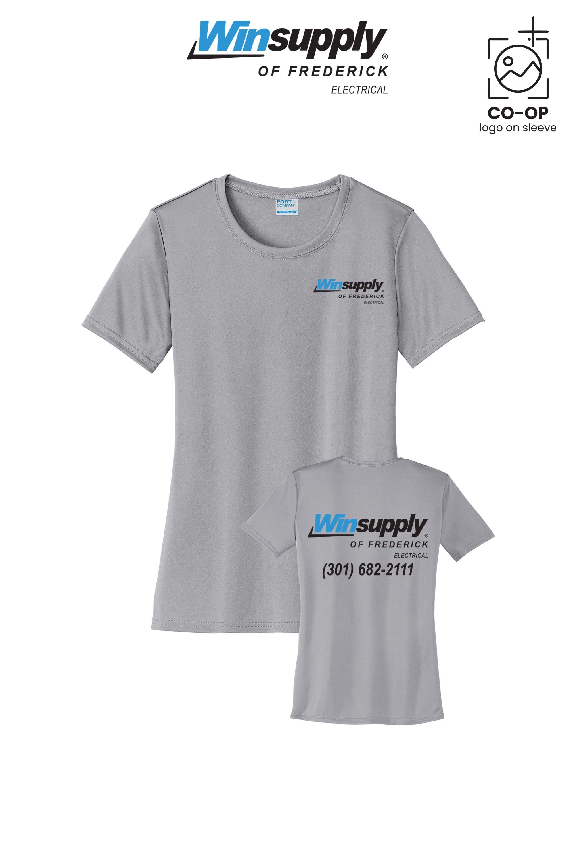 Port & Co™ Womens PerformanceUPF50 Tee - Winsupply of Frederick