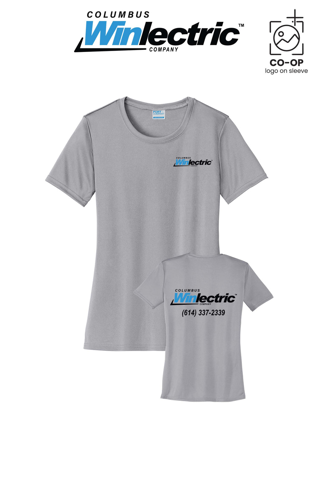 Port & Co™ Womens PerformanceUPF50 Tee - Columbus Winlectric