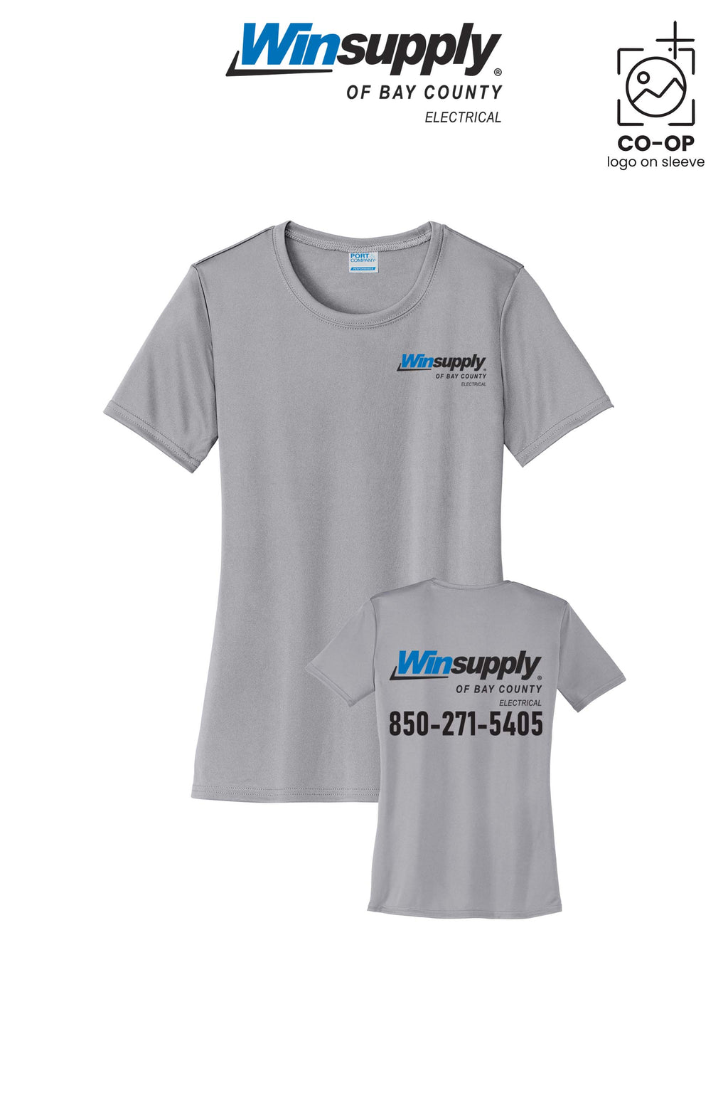 Port & Co™ Womens PerformanceUPF50 Tee - Winsupply Bay County FL