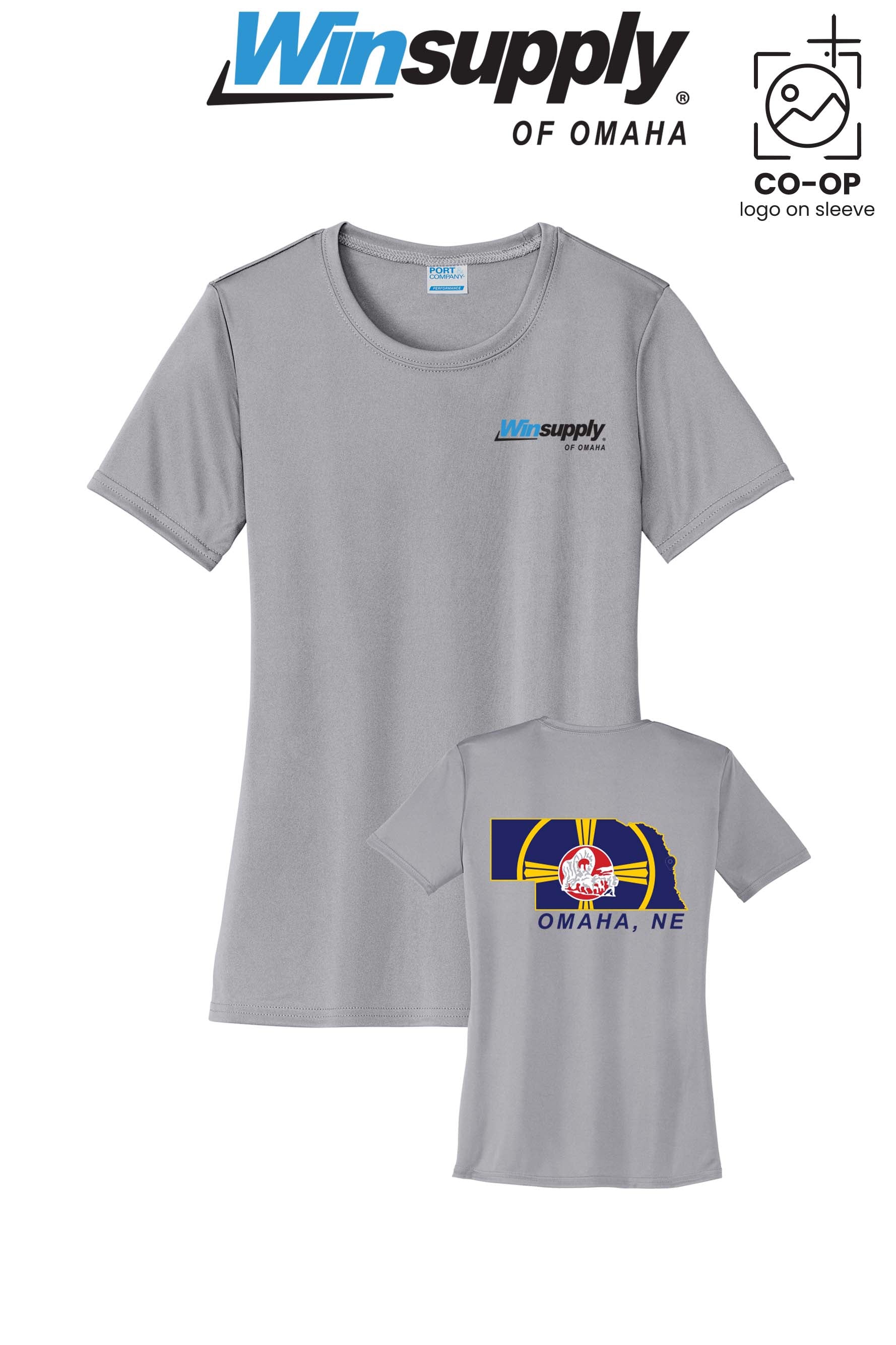 Port & Co™ Womens PerformanceUPF50 Tee - Winsupply of Omaha