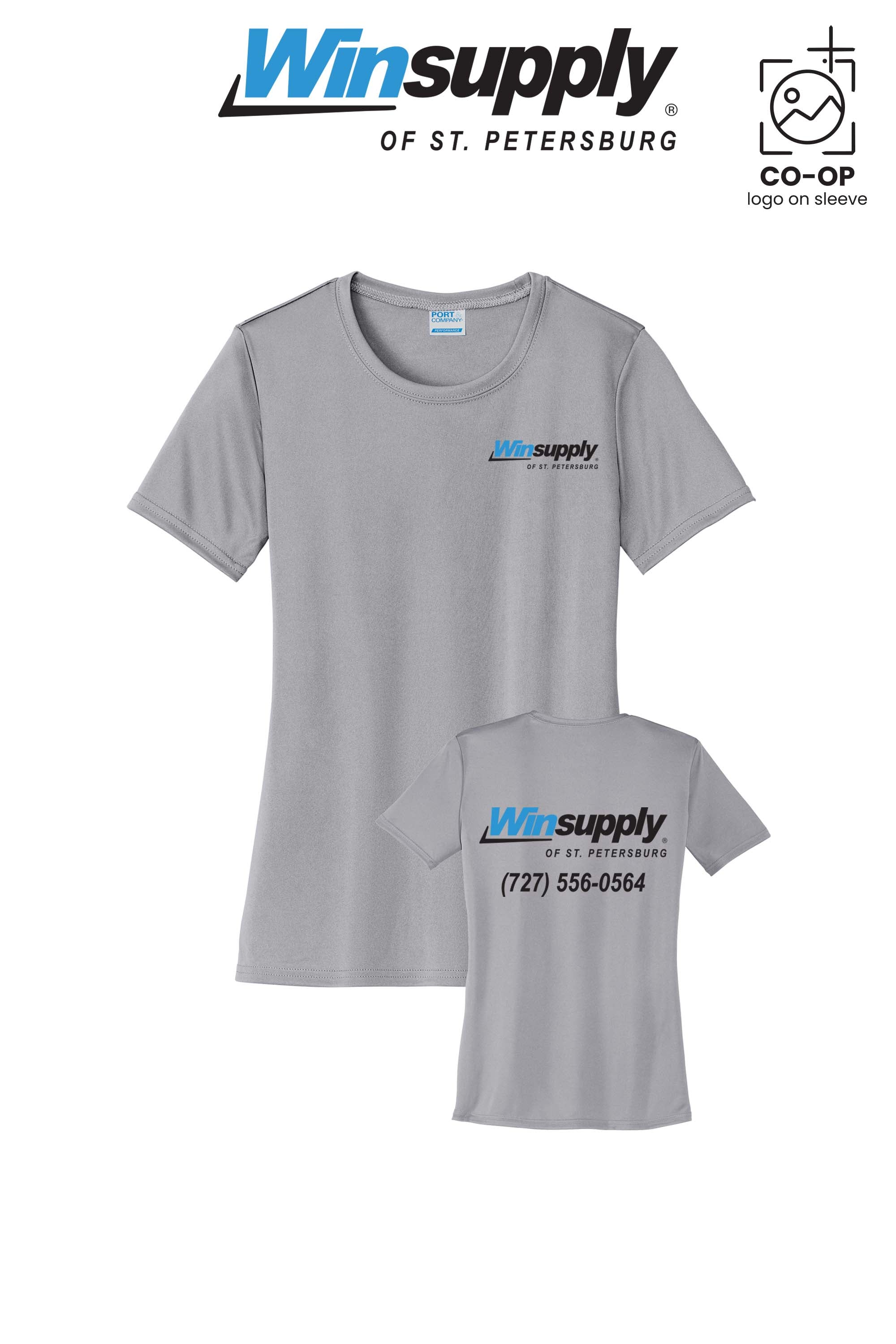 Port & Co™ Womens PerformanceUPF50 Tee - Winsupply of St. Petersburg