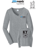 Port & Co™ Womens Long Sleeve Fan Favorite™ V-Neck Tee - Winsupply of Richmond KY