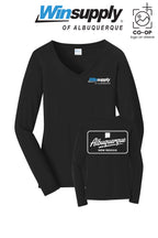 Port & Co™ Womens Long Sleeve Fan Favorite™ V-Neck Tee - Winsupply of Albuquerque