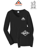Port & Co™ Womens Long Sleeve Fan Favorite™ V-Neck Tee - Noland of Augusta GA