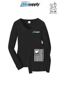 Port & Co™ Womens Long Sleeve Fan Favorite™ V-Neck Tee - Winsupply Centerville OH