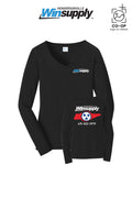 Port & Co™ Womens Long Sleeve Fan Favorite™ V-Neck Tee - Winsupply of Hendersonville