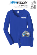 Port & Co™ Womens Long Sleeve Fan Favorite™ V-Neck Tee - Winsupply of Absecon