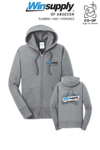Port & Co™ Womens Core Fleece Full-Zip Hooded Sweatshirt - Winsupply of Absecon