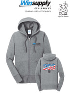 Port & Co™ Womens Core Fleece Full-Zip Hooded Sweatshirt - Winsupply of Albany NY