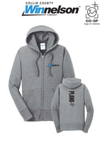 Port & Co™ Womens Core Fleece Full-Zip Hooded Sweatshirt - Collin County Winnelson