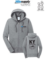 Port & Co™ Womens Core Fleece Full-Zip Hooded Sweatshirt - Winsupply of Richmond KY