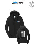 Port & Co™ Womens Core Fleece Full-Zip Hooded Sweatshirt - Winsupply Centerville OH