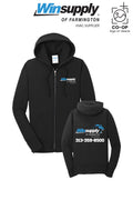 Port & Co™ Womens Core Fleece Full-Zip Hooded Sweatshirt - Winsupply of Farmington