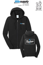 Port & Co™ Womens Core Fleece Full-Zip Hooded Sweatshirt - Winsupply of Nashua