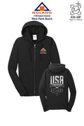 Port & Co™ Womens Core Fleece Full-Zip Hooded Sweatshirt - Noland West Palm Beach