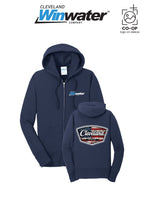 Port & Co™ Womens Core Fleece Full-Zip Hooded Sweatshirt - Winwater of Cleveland